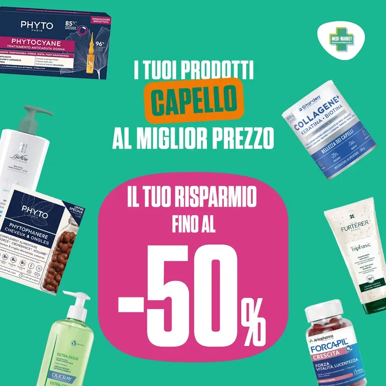 Medi Market Special Promo, i tuoi prodotti capello al miglior prezzo con un risparmio fino al 50%